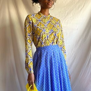 printed button down shirt